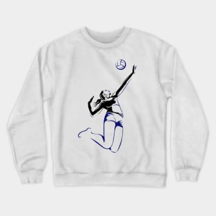 volleyball player Crewneck Sweatshirt